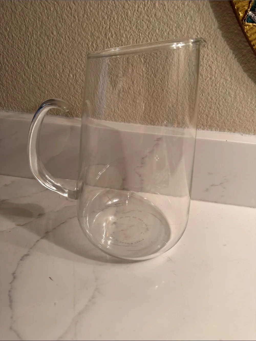 Vintage Pyrex Glass Pitcher Hot Cold